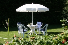 Garten Ferienhaus Damp